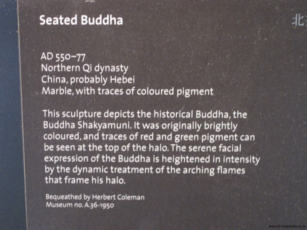 Seated Buddha - Northern Qi Dynasty - AD 550