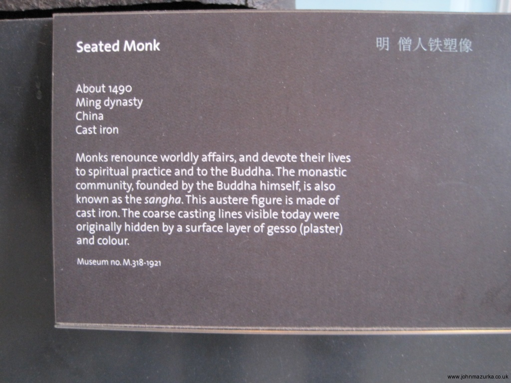 Seated Monk - Ming Dynasty - 1490