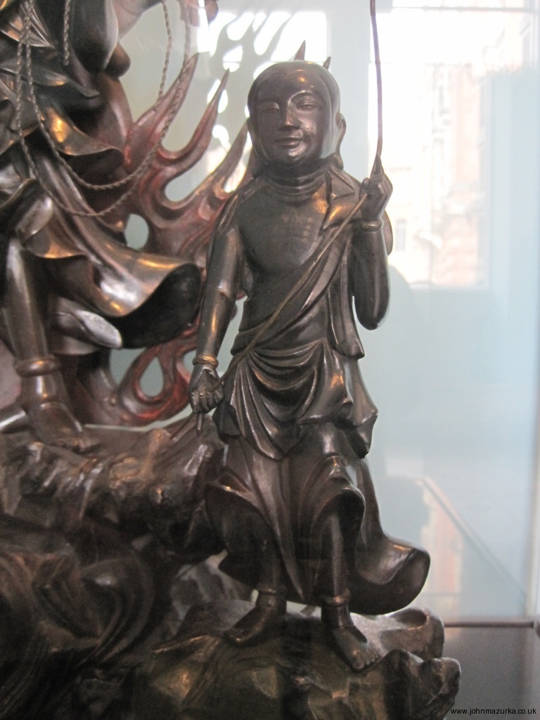 Fudo Myo-o and Acolytes - Edo Period - Japan - 1700