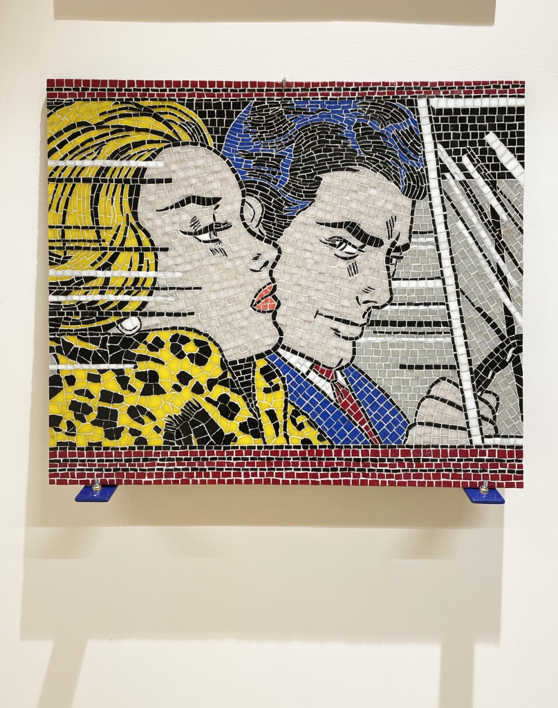 Toni-Richfield-Lichtensteins-In-The-Car-mosaic-