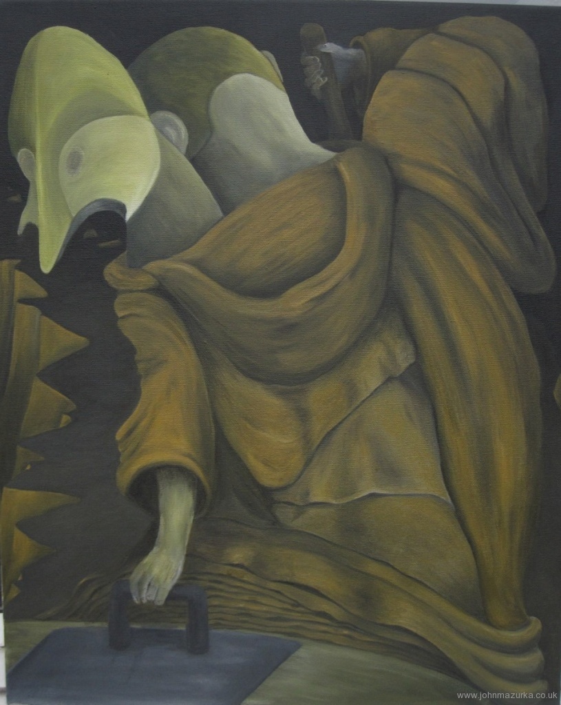 Spare's Disquiet Oil on Canvas 2015