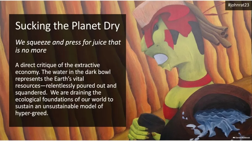 We squeeze and press for juice that is no more.